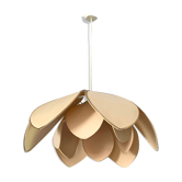 Suspension fleur de lotus double corolle pétale vintage