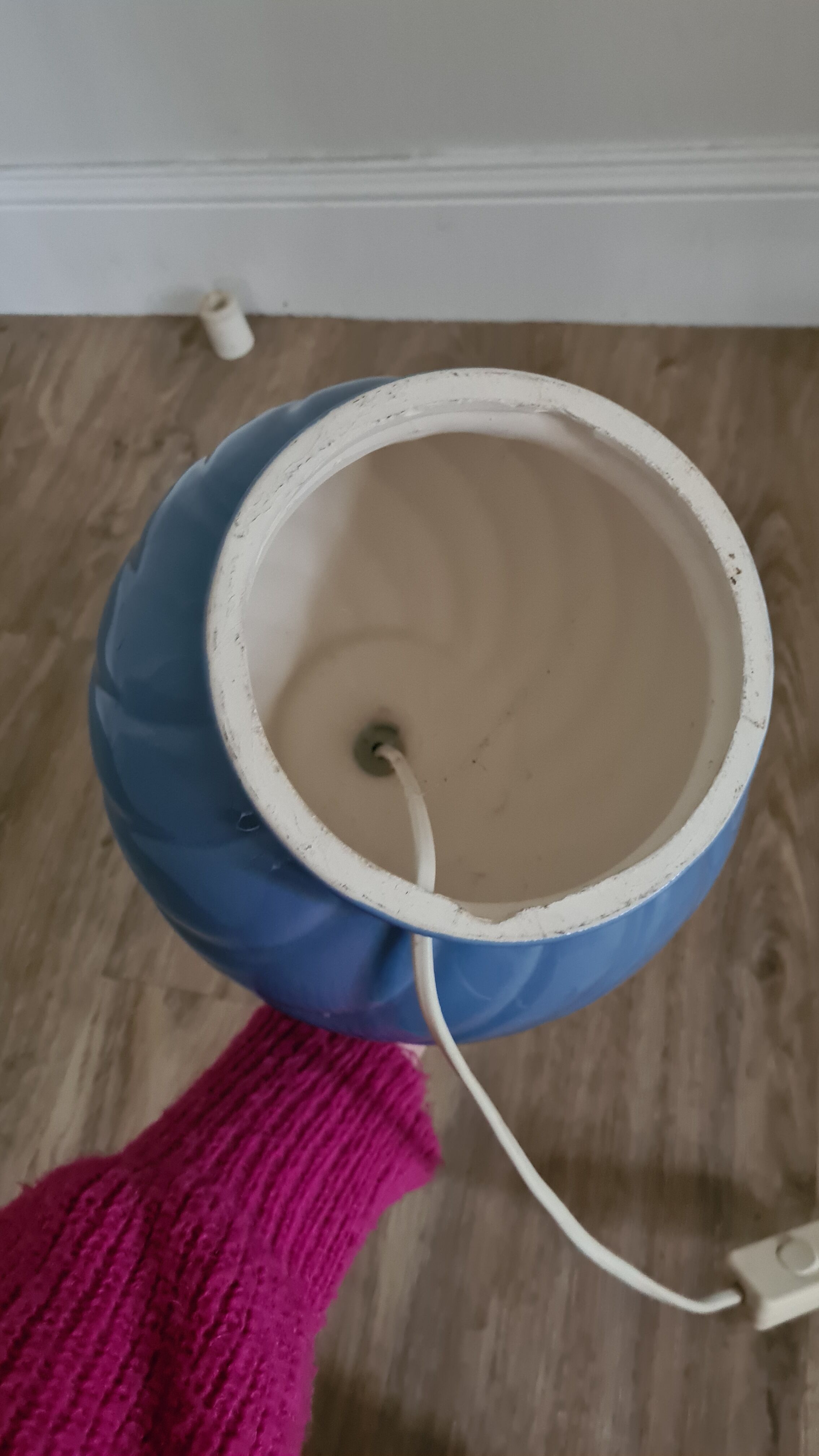 Old ceramic lamp 1980