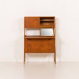 Danish teak secretire with hidden vanity attr. to Poul Volther, 1960s