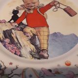 Children's breakfast set: a mug, a corn flakes bowl and a "Rupert Bear" plate from Wedgwood