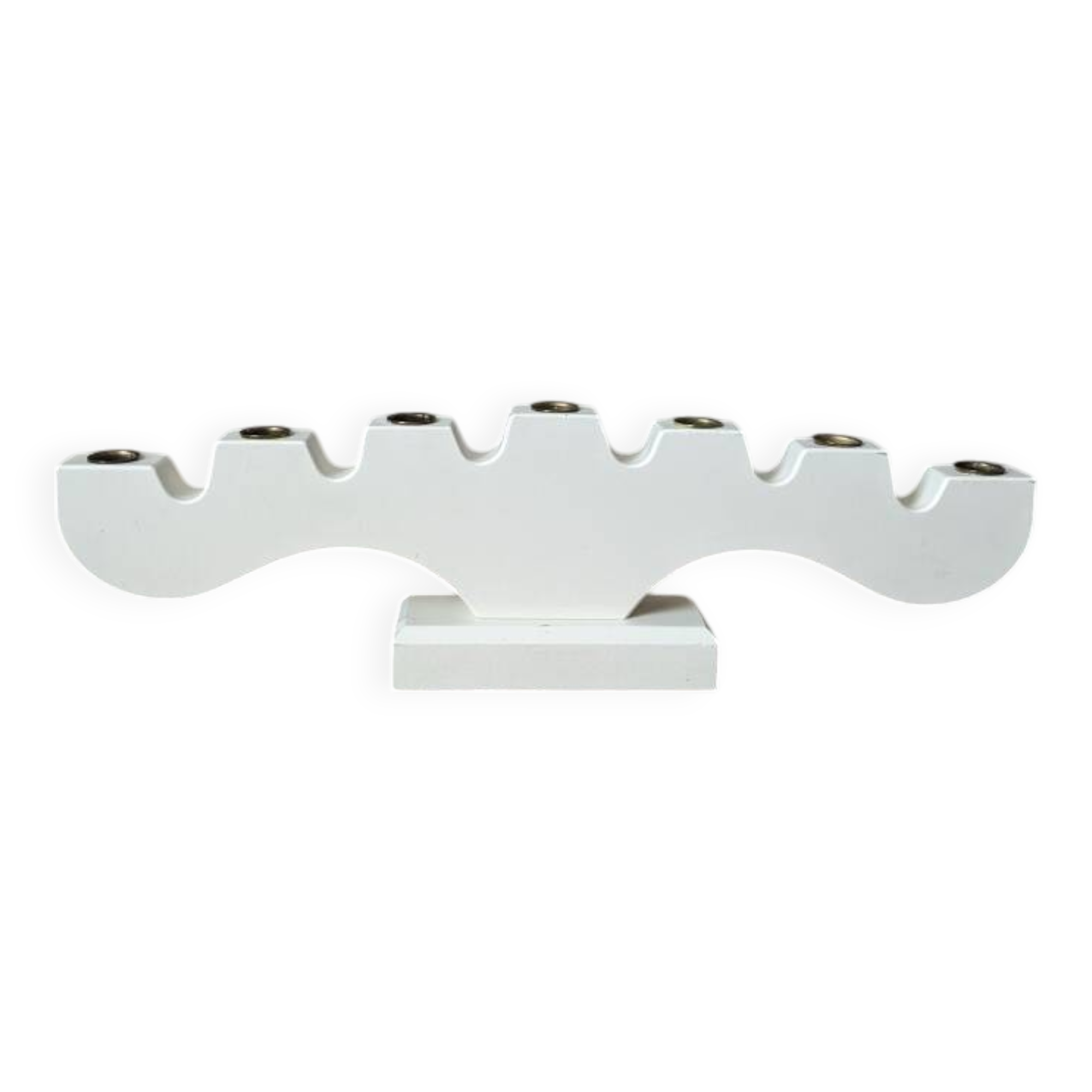 Danish wooden candle holder vintage candlestick contemporary Scandinavian design