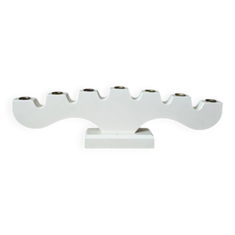 Danish wooden candle holder vintage candlestick contemporary Scandinavian design