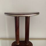 Art Deco wooden pedestal table