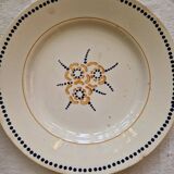 Set of 8 art deco longwy plates