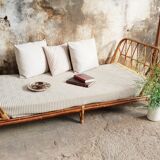 Rattan bed bench