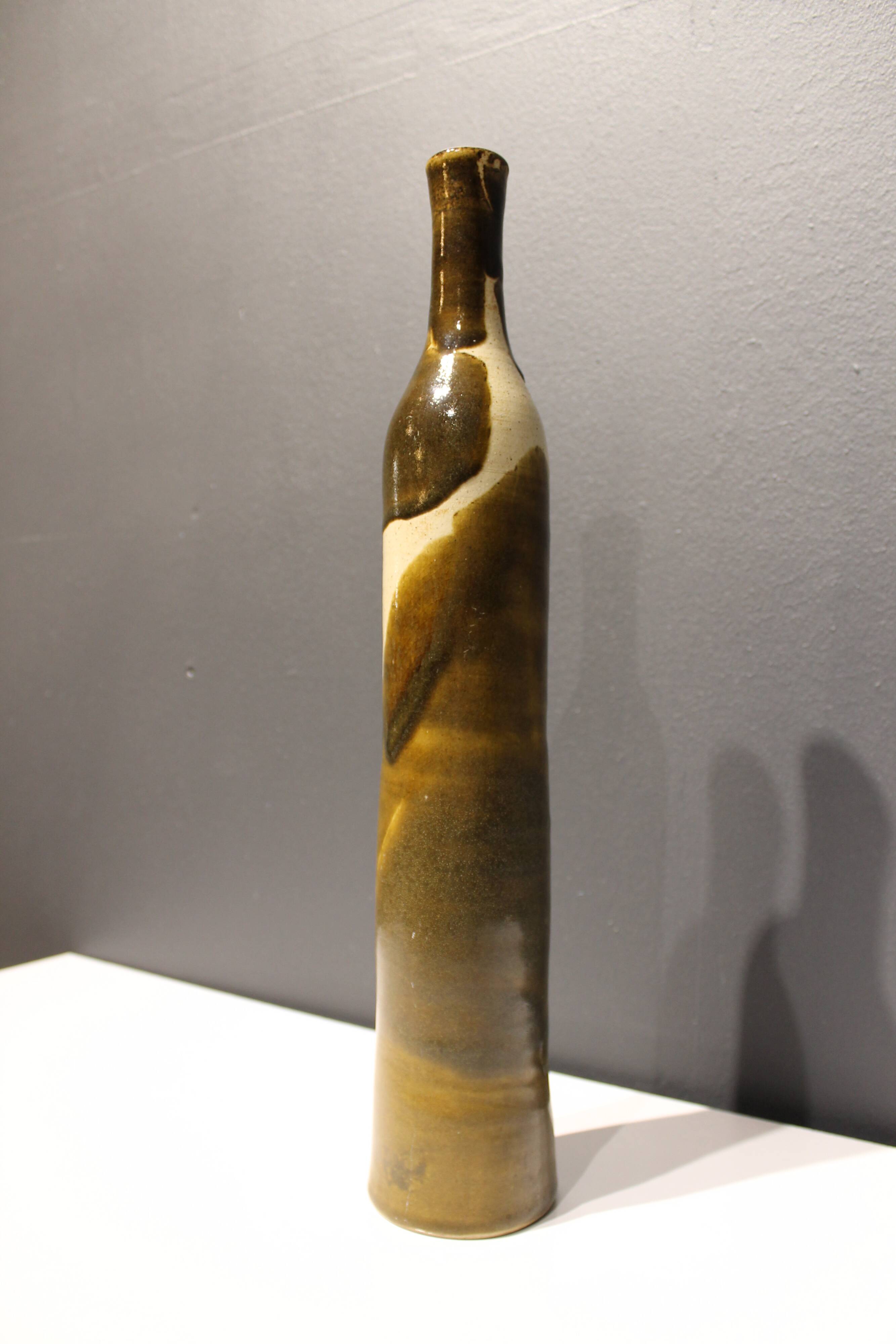 Grand vase bouteille Roland Zobel, Atelier Les Cyclades
