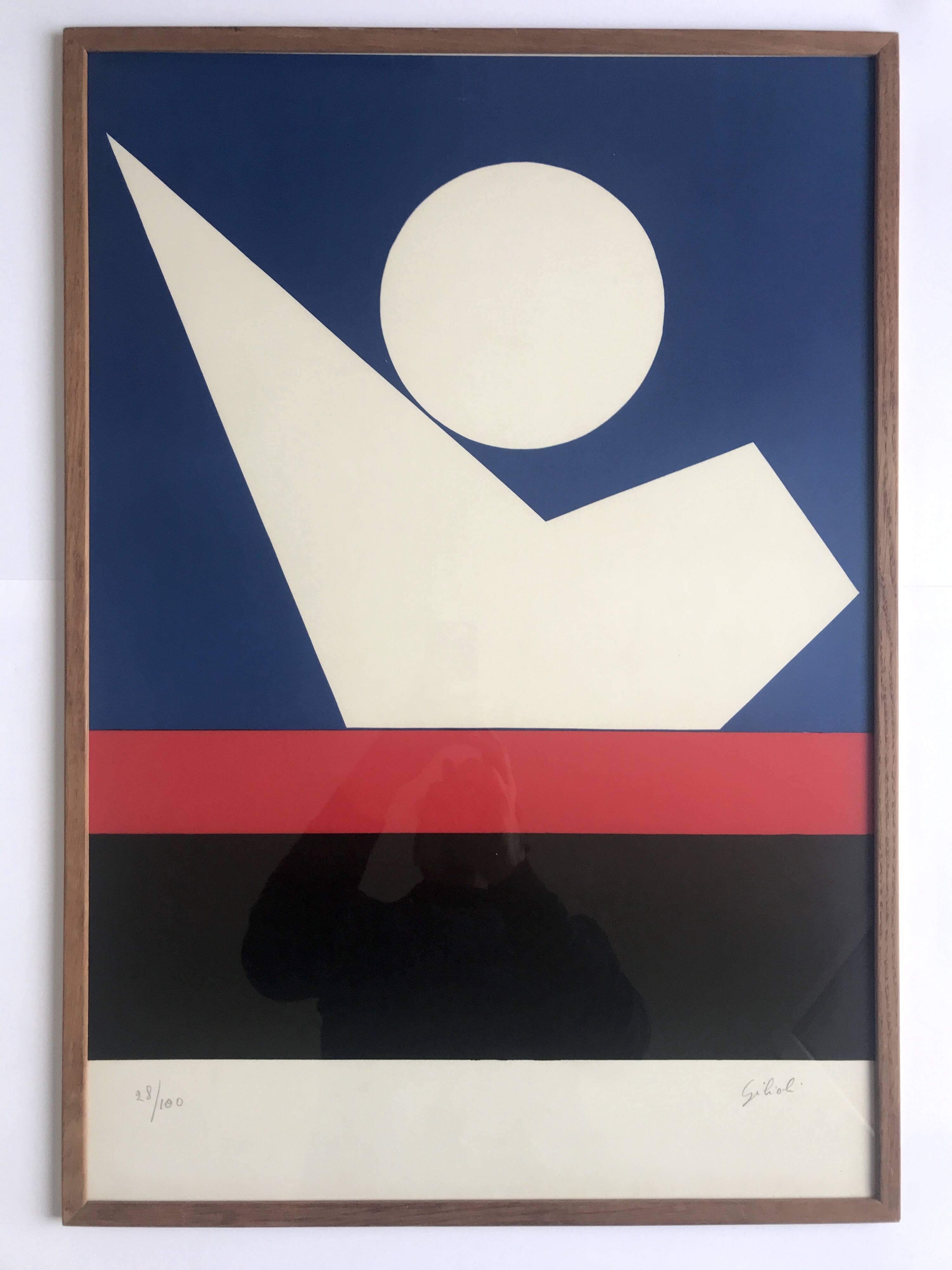 Émile GILIOLI, Untitled, c. 1973. Original lithograph signed in pencil
