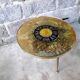 Vintage coffee table compass feet