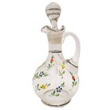 Carafe à liqueur en cristal émaillé