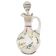 Enameled crystal liqueur carafe