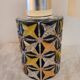Moulded glass pendant with geometric design – 1960s