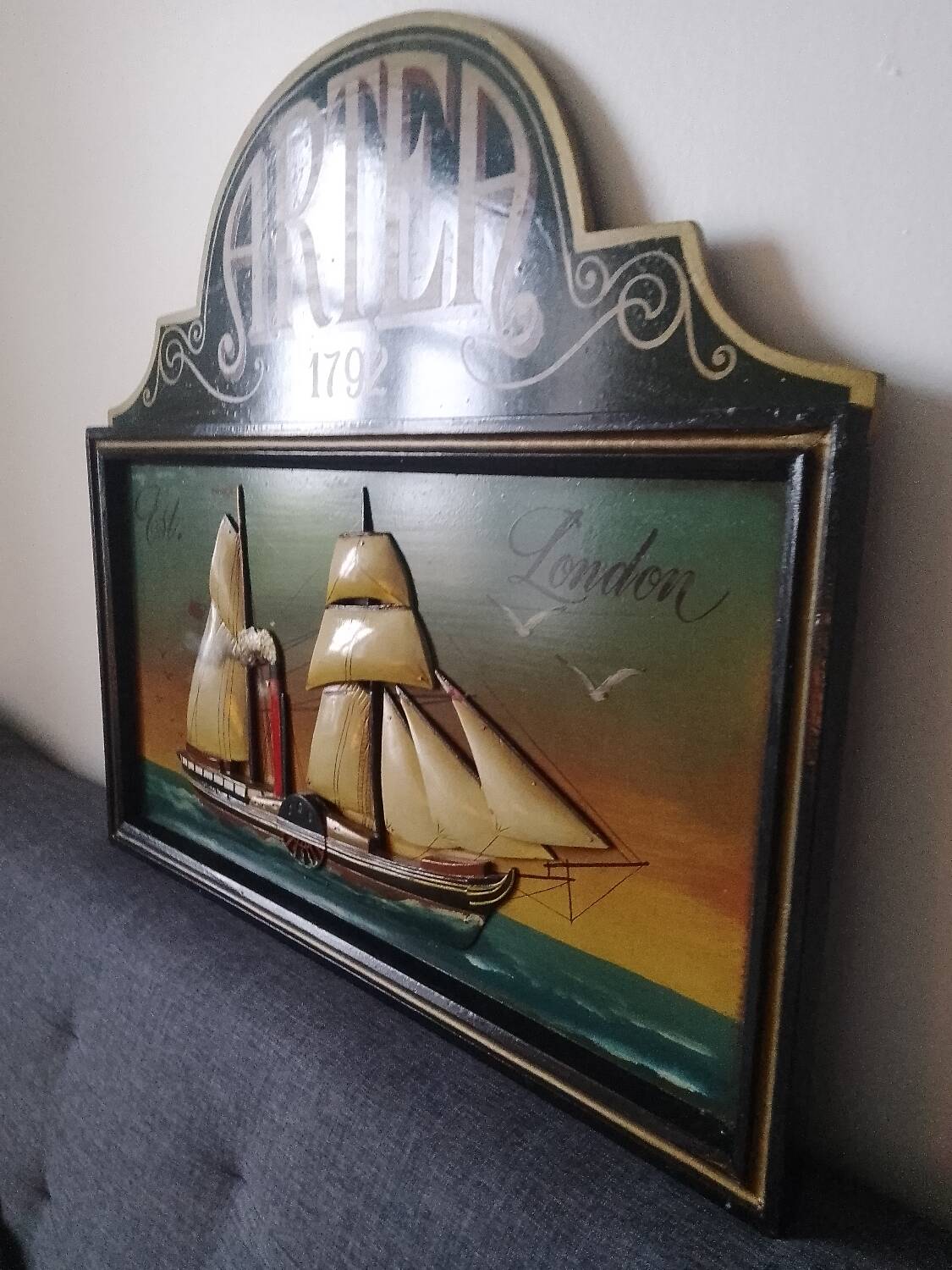 Tableau Country Corner Artea 1792 Vintage