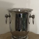 Jean COUZON champagne bucket and ice bucket set on pedestal