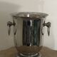 Jean COUZON champagne bucket and ice bucket set on pedestal