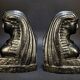 Ancient Orientalist Andirons – Assyrian Figures 18th Century