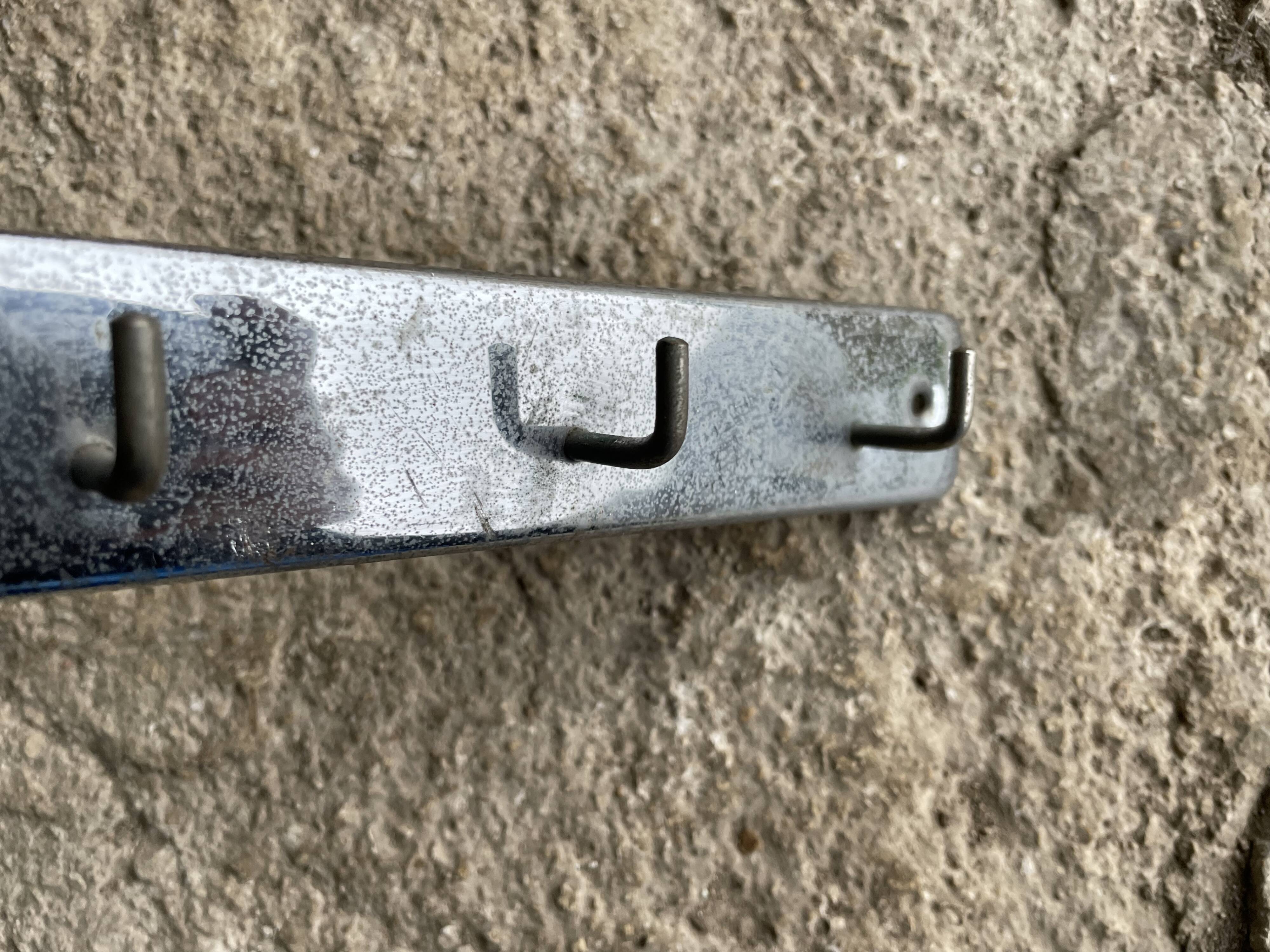 Vintage metal tea towel holder or key ring