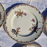 Clairefontaine earthenware plate and fruit bowl set, Saxe model