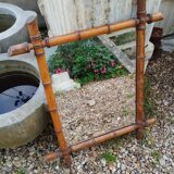 Old bamboo style mirror