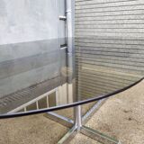 Design chrome oval table