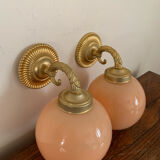 Pair of vintage wall sconces