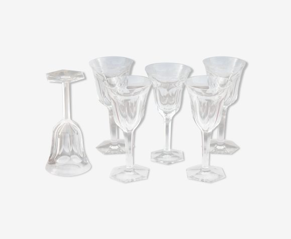 Set 6 glasses in Porto Baccarat model Malmaison