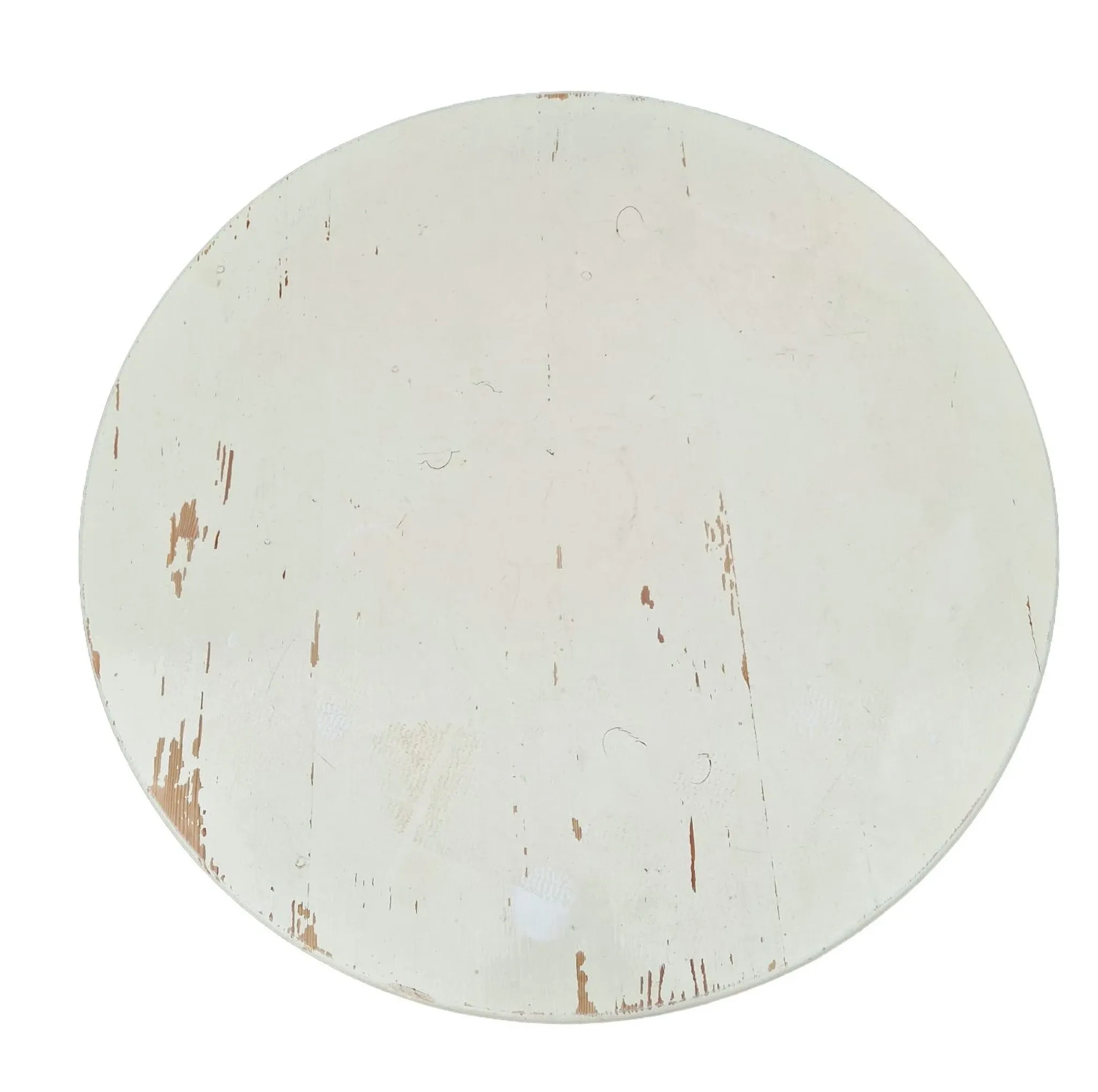 Round coffee table, Swedish Gustavian style – cream painted, early 20th c.