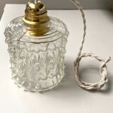 Glass pendant lamp 60s