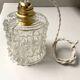 Glass pendant lamp 60s