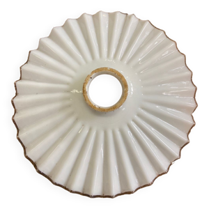 Suspension en opaline - blanche