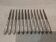 12 silver-plated metal dessert knives yrras louis xvi style