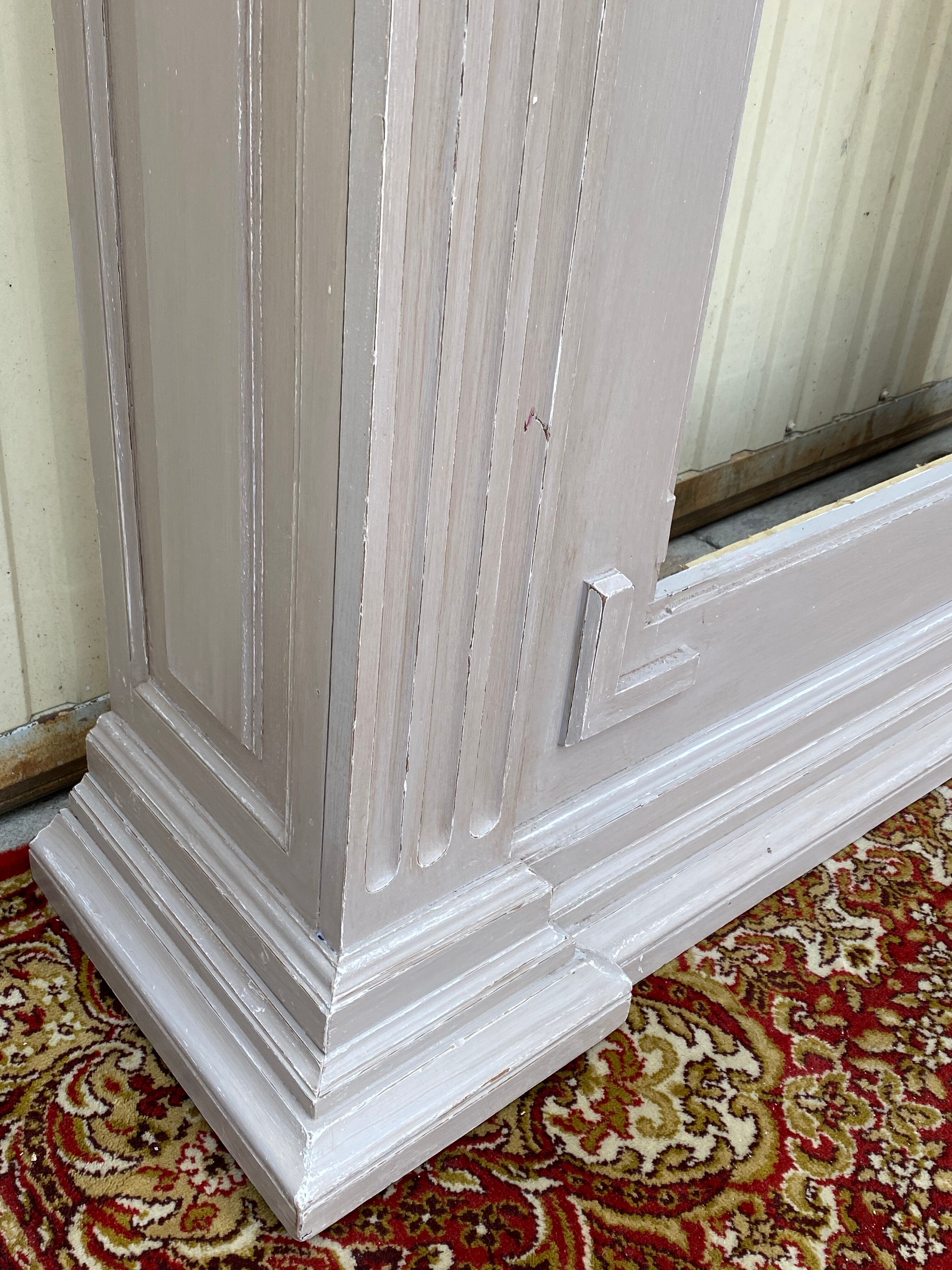 Wooden fireplace surroundings