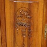 Art Deco buffet in walnut and marble