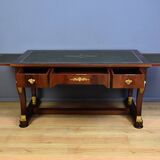 Mahogany desk, Egyptomania style – 20th century