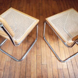 Pair of Chairs Cesca B32 by Marcel Breuer