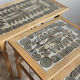 Henning Kjærnulf set of three oak nesting tables for EG Kvalitets, Denmark 1960s