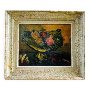 Tableau années 30 "La coupe de fruits"