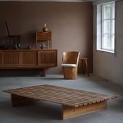 Modern Danish daybed, reupholstered, made of pine, by Nyt i Bo, 1970s.