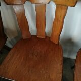 Lot of 14 vintage bistro chairs