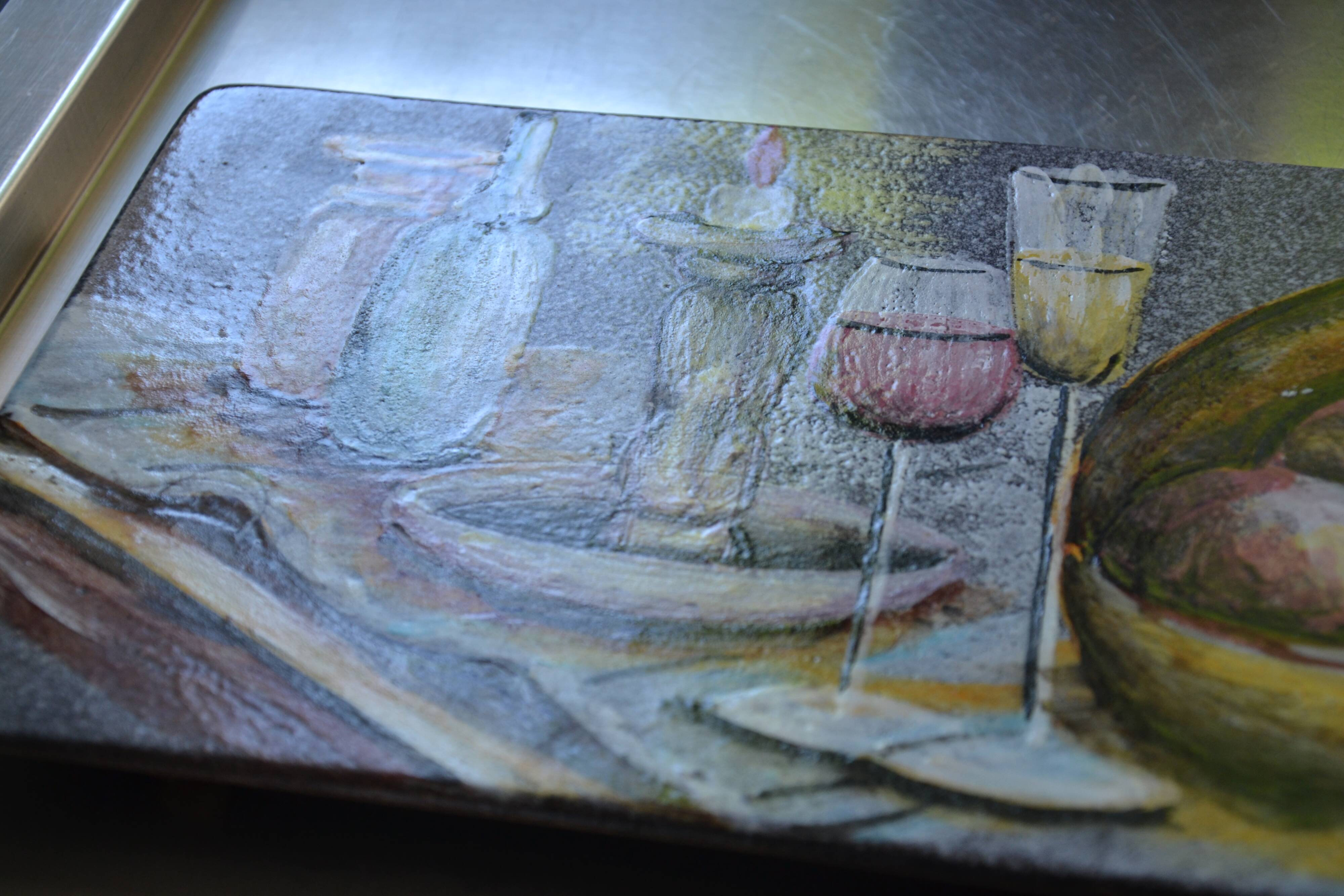 Decorative plate/trivet by Bruno Hugo RSM