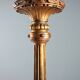 Antique neoclassical candelabrum in wood and iron, Italy, 19th century