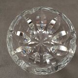 Cendrier vintage en cristal massif signé pierre gage 1951-1976 design art
