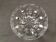 Vintage ashtray in solid crystal signed pierre gage 1951-1976 design art
