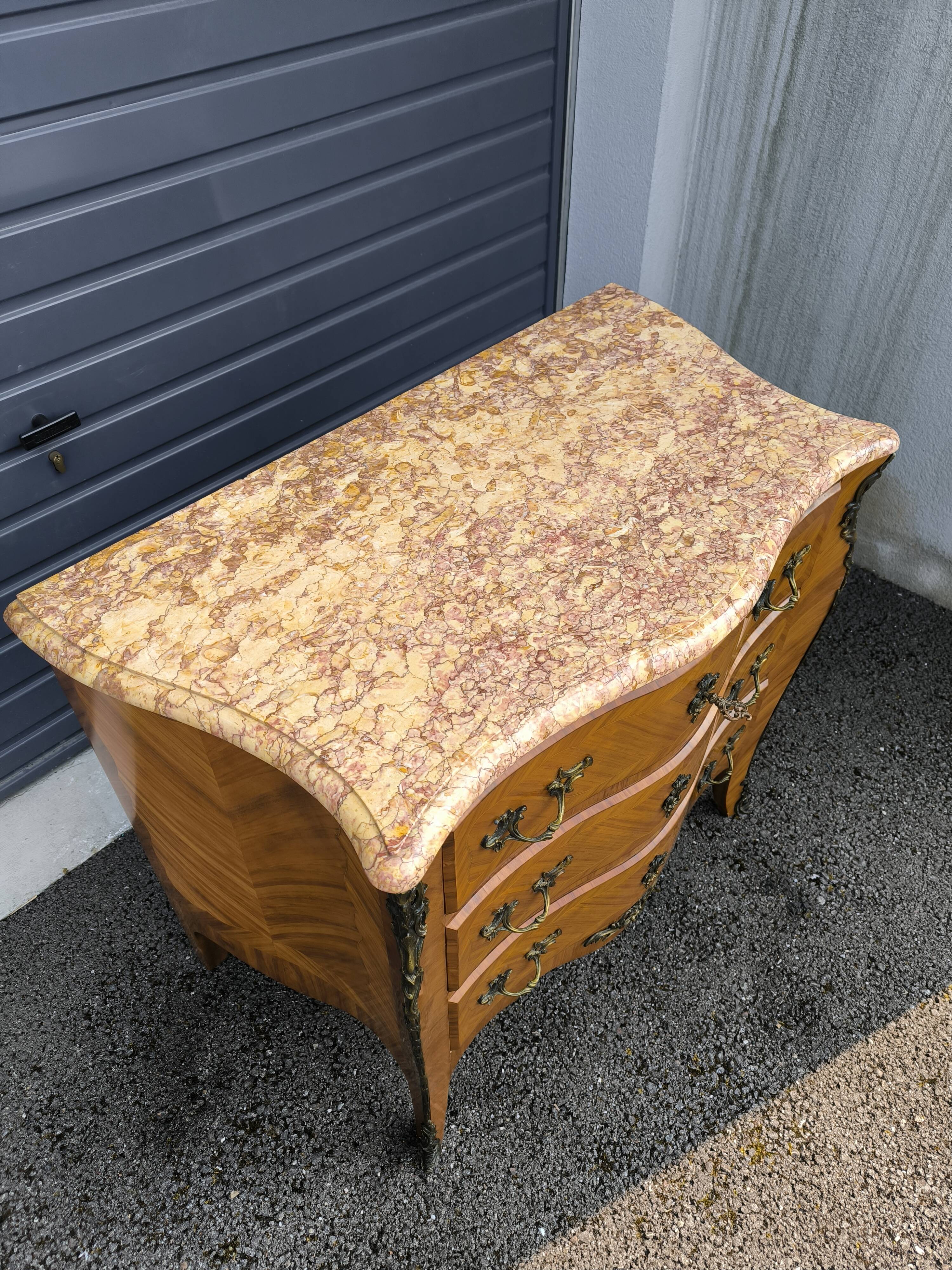 Louis XV style chest of drawers