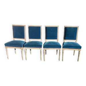Série de 4 chaises style - louis xvi