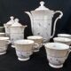L. Bernardaud & Cie. - Limoges porcelain coffee set, Pompadour model, 1900s - 1927s