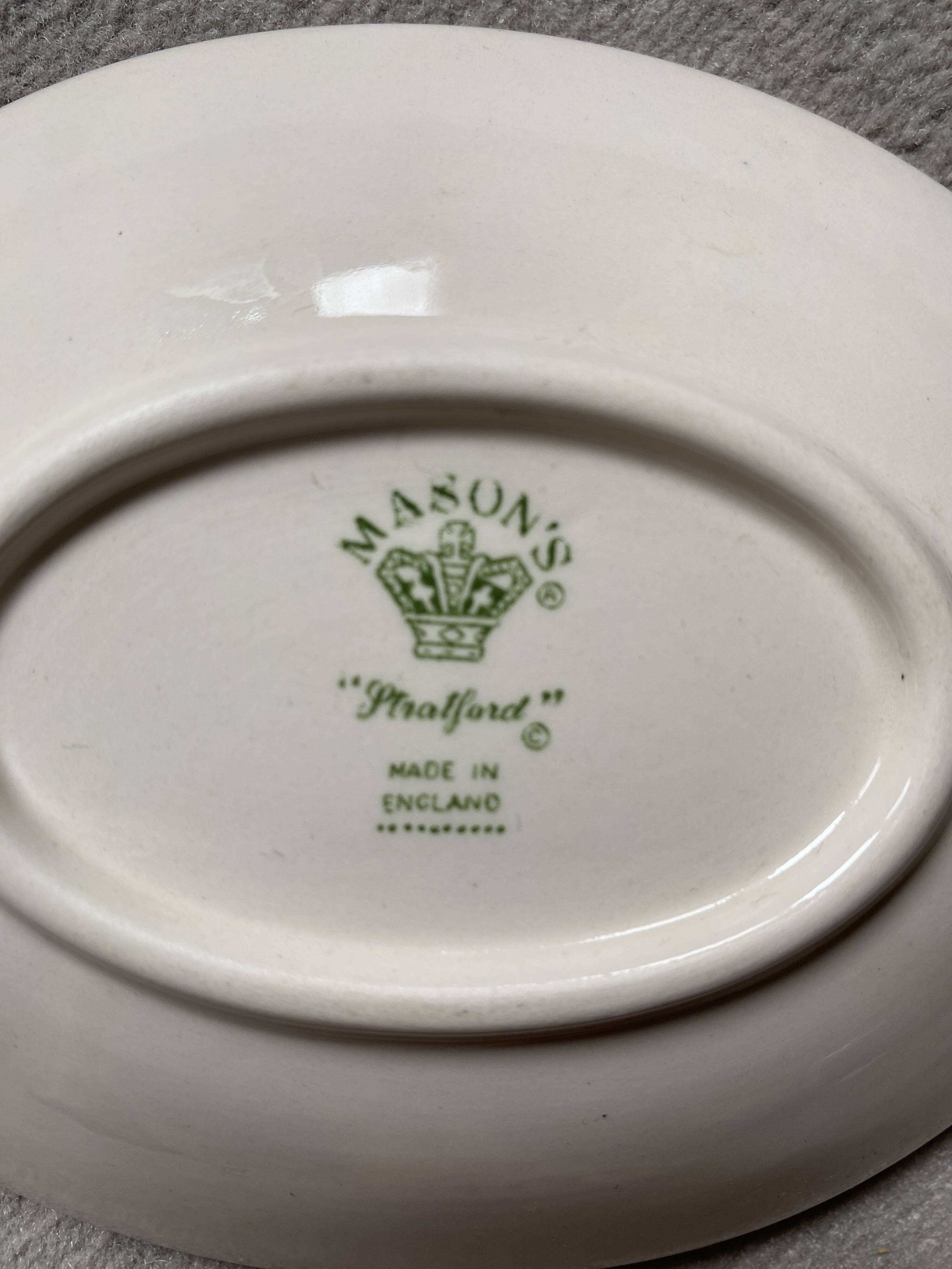 Mason's "Stratford" English porcelain soap dish