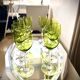 Art Deco crystal wine glass set - 1960s
