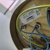 Vintage Hillebrand brass chandelier