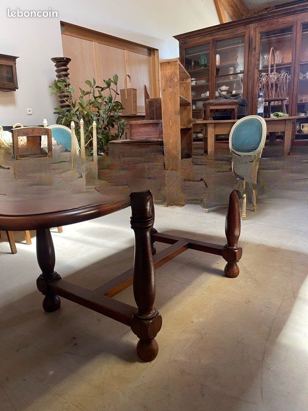Vintage walnut dining table