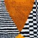 Tapis berbere marocain tissé main taille 75 x 300 cm